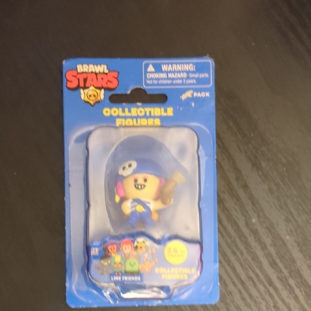Mattel Brawl Stars Collectible Figure - Blue and Yellow